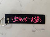 Street Killa Key Tag - Pink